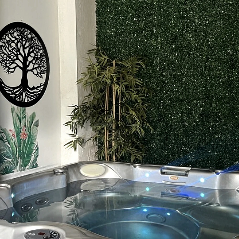 Jacuzzi du spa privatif Natura Center à Valence